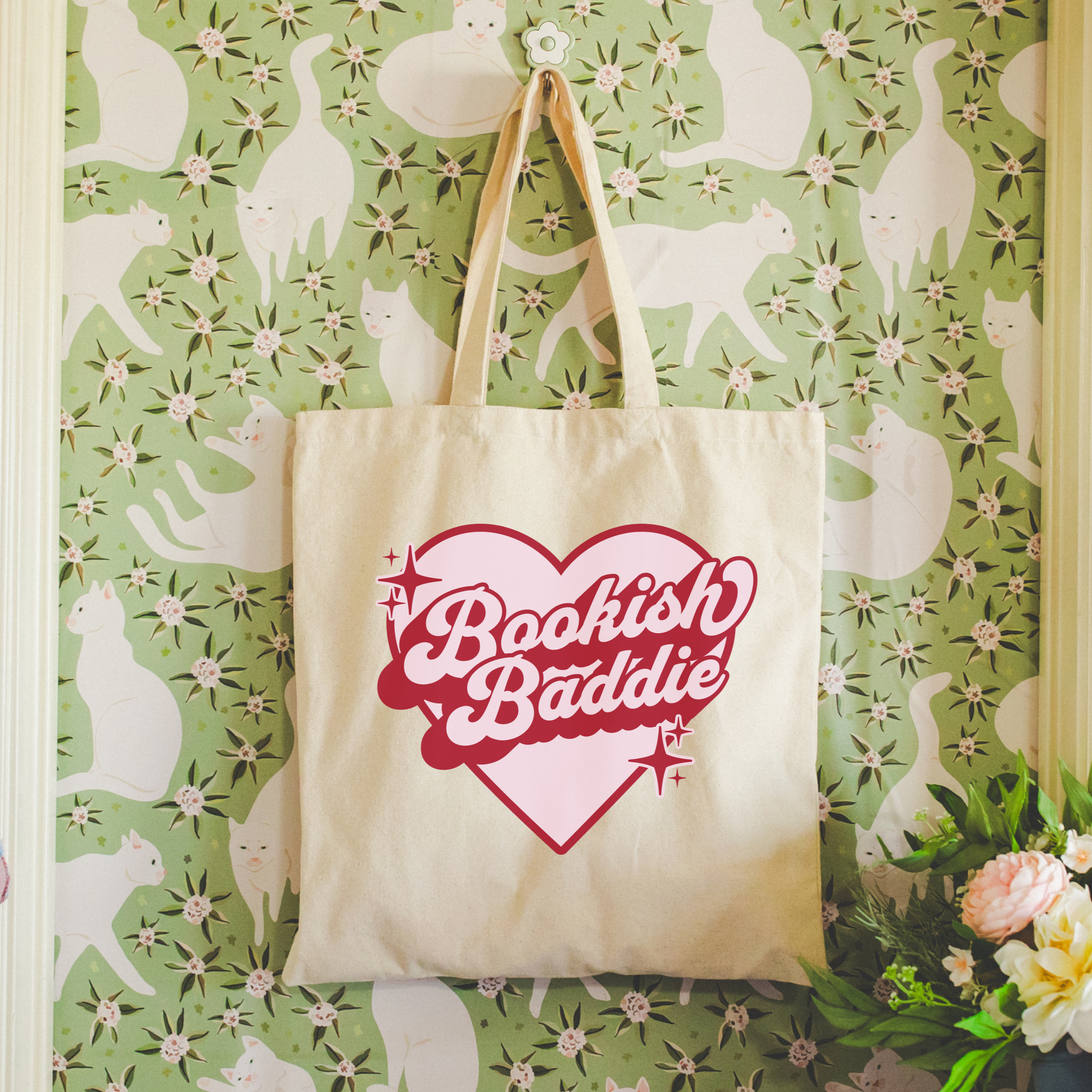 Bookish Tote Bag: Bookish Baddie
