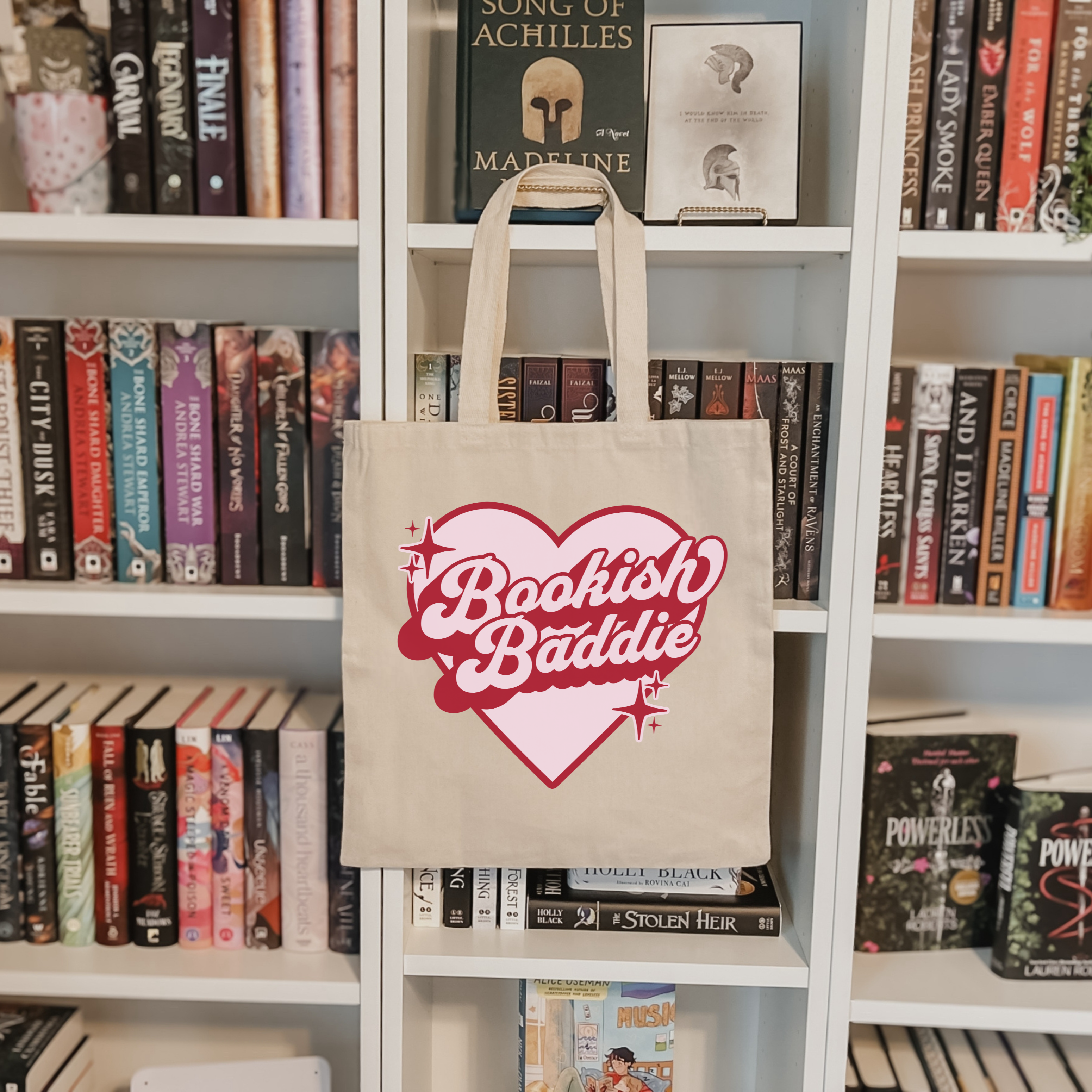 Bookish Tote Bag: Bookish Baddie