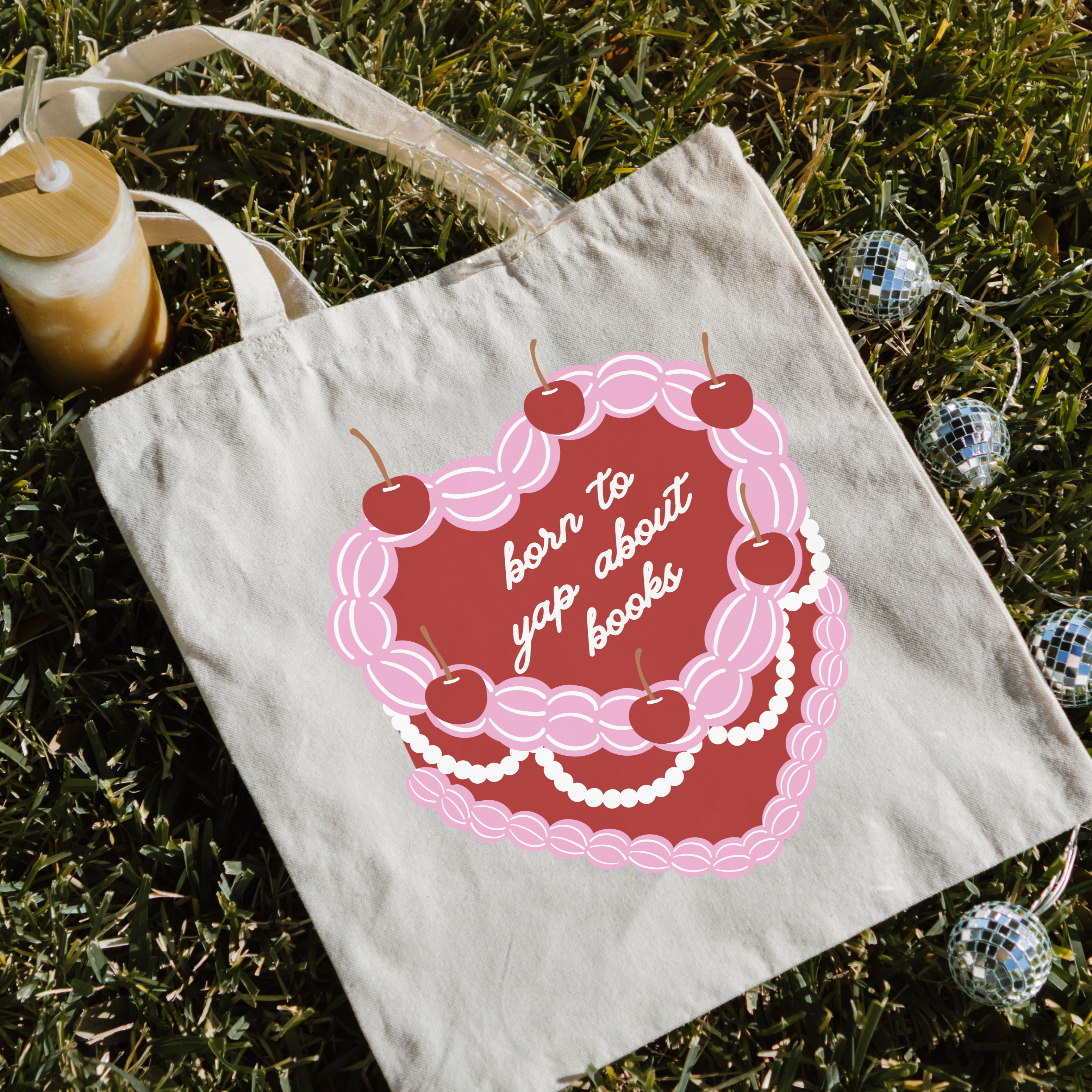 Bookish Tote Bag: Born to Yap About Books