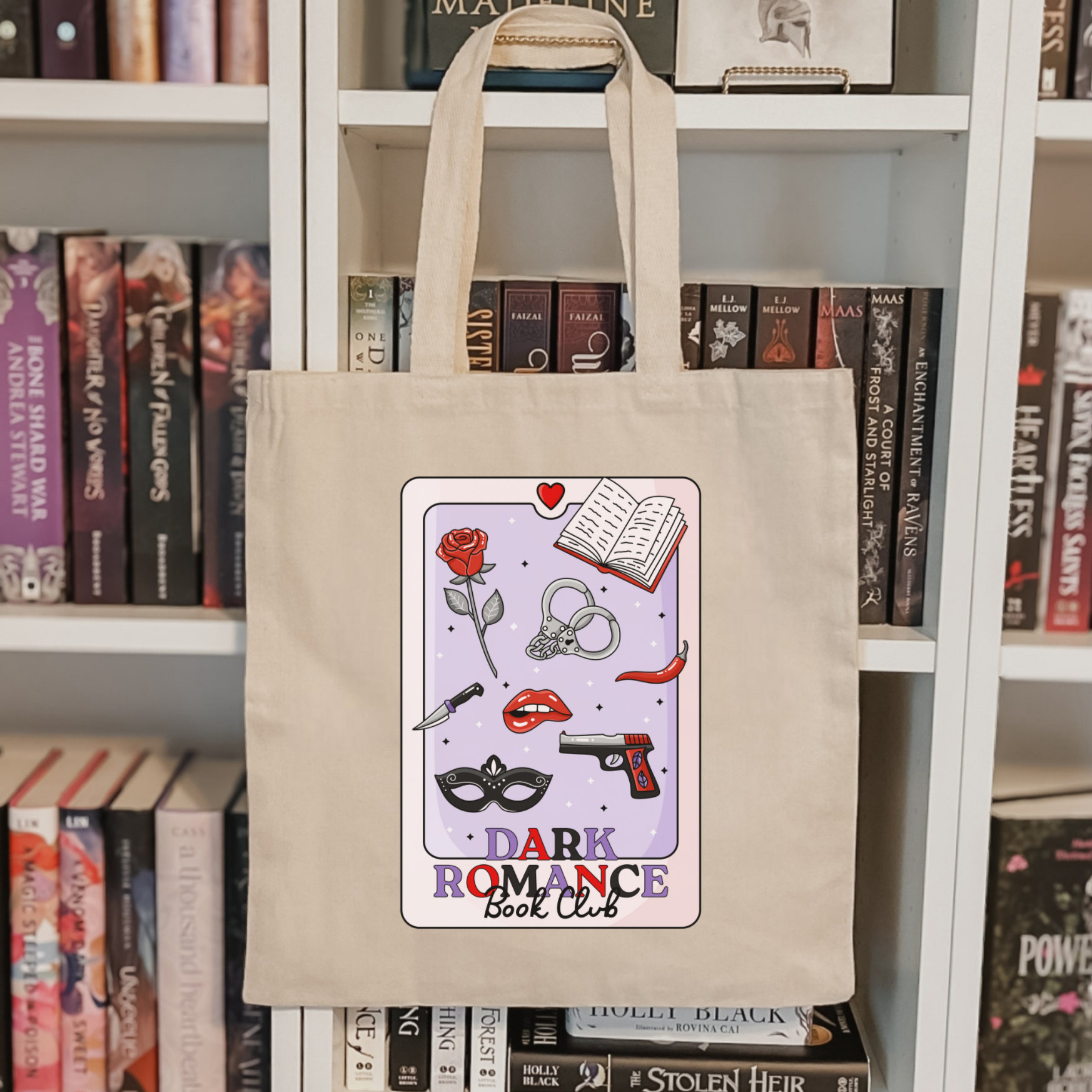Bookish Tote Bag: Dark Romance Book Club