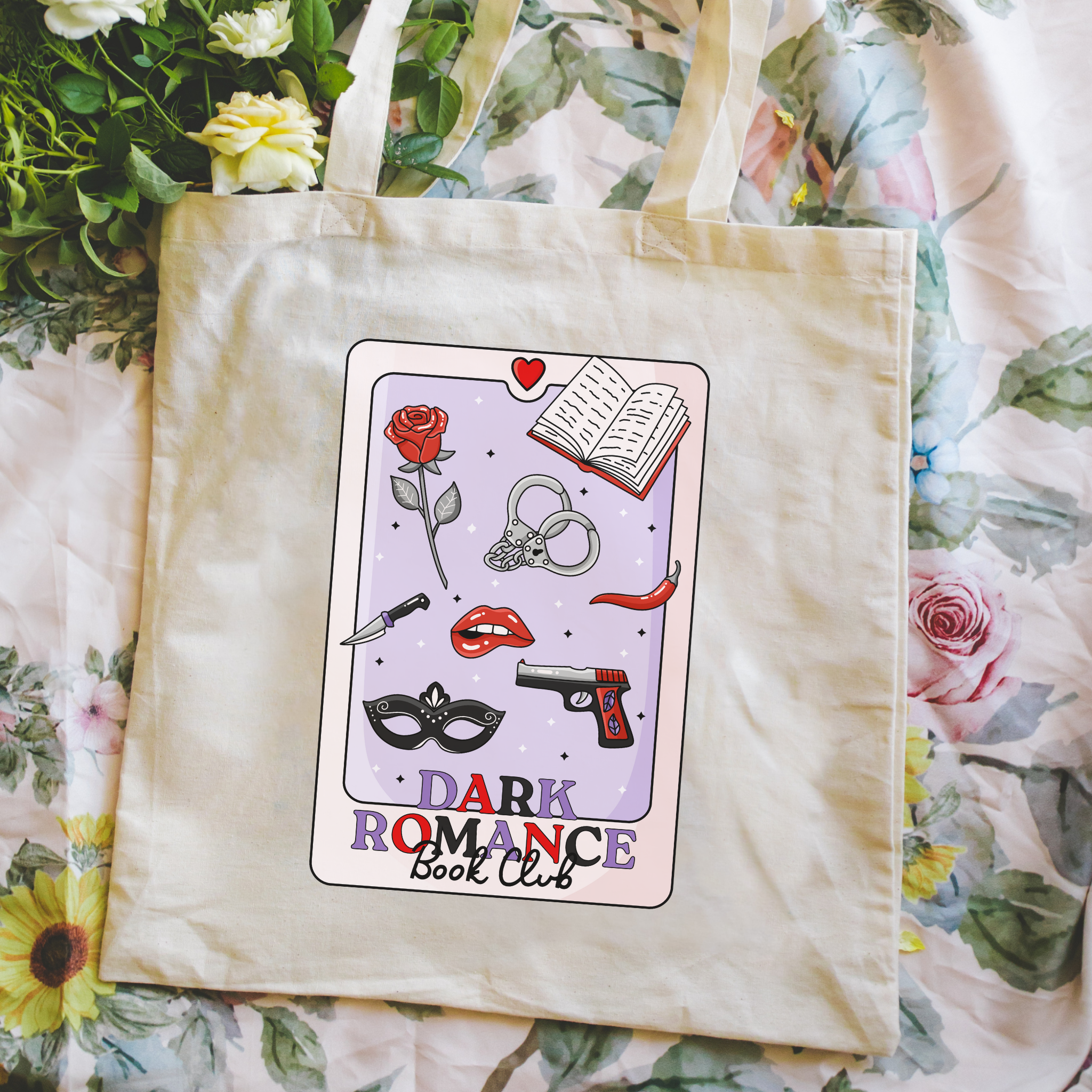 Bookish Tote Bag: Dark Romance Book Club