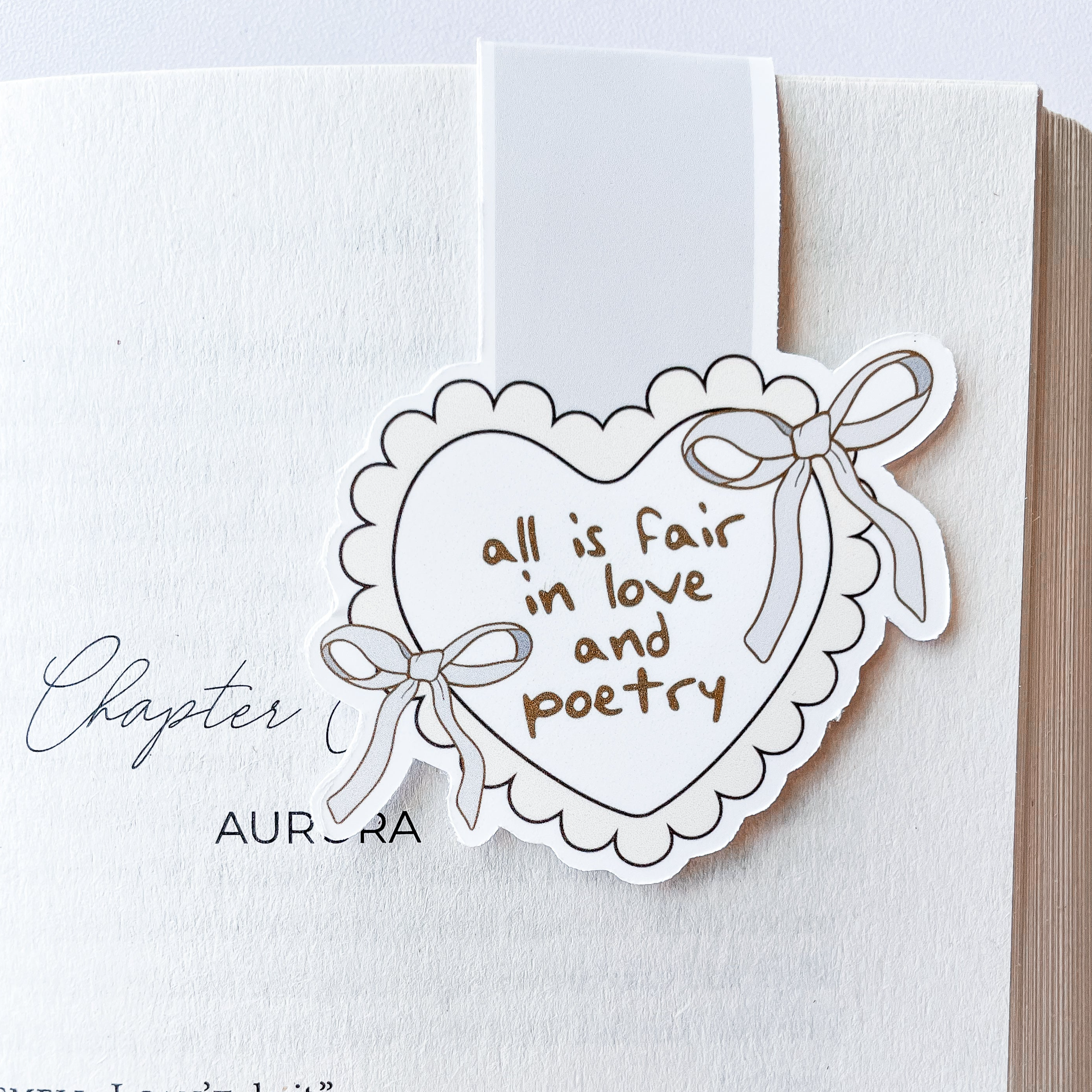 Magnetic Bookmark - Tortured Love and Poetry