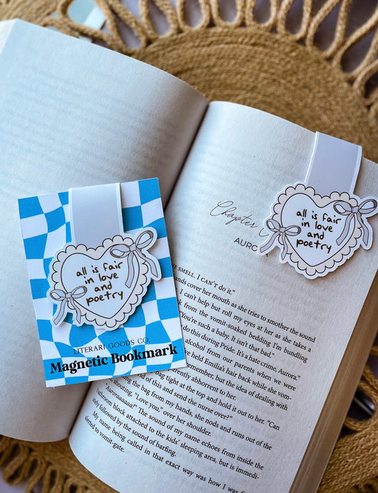 Magnetic Bookmark - Tortured Love and Poetry
