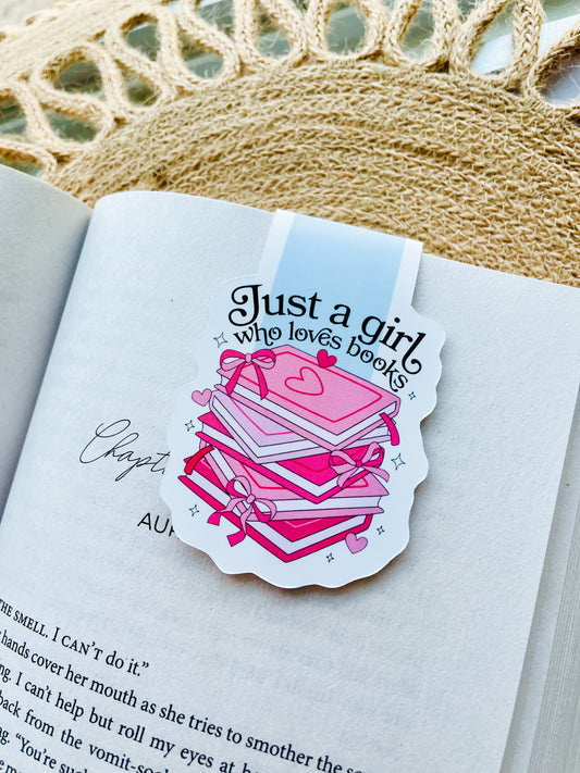Magnetic Bookmark - Just a Girl Who Loves Books