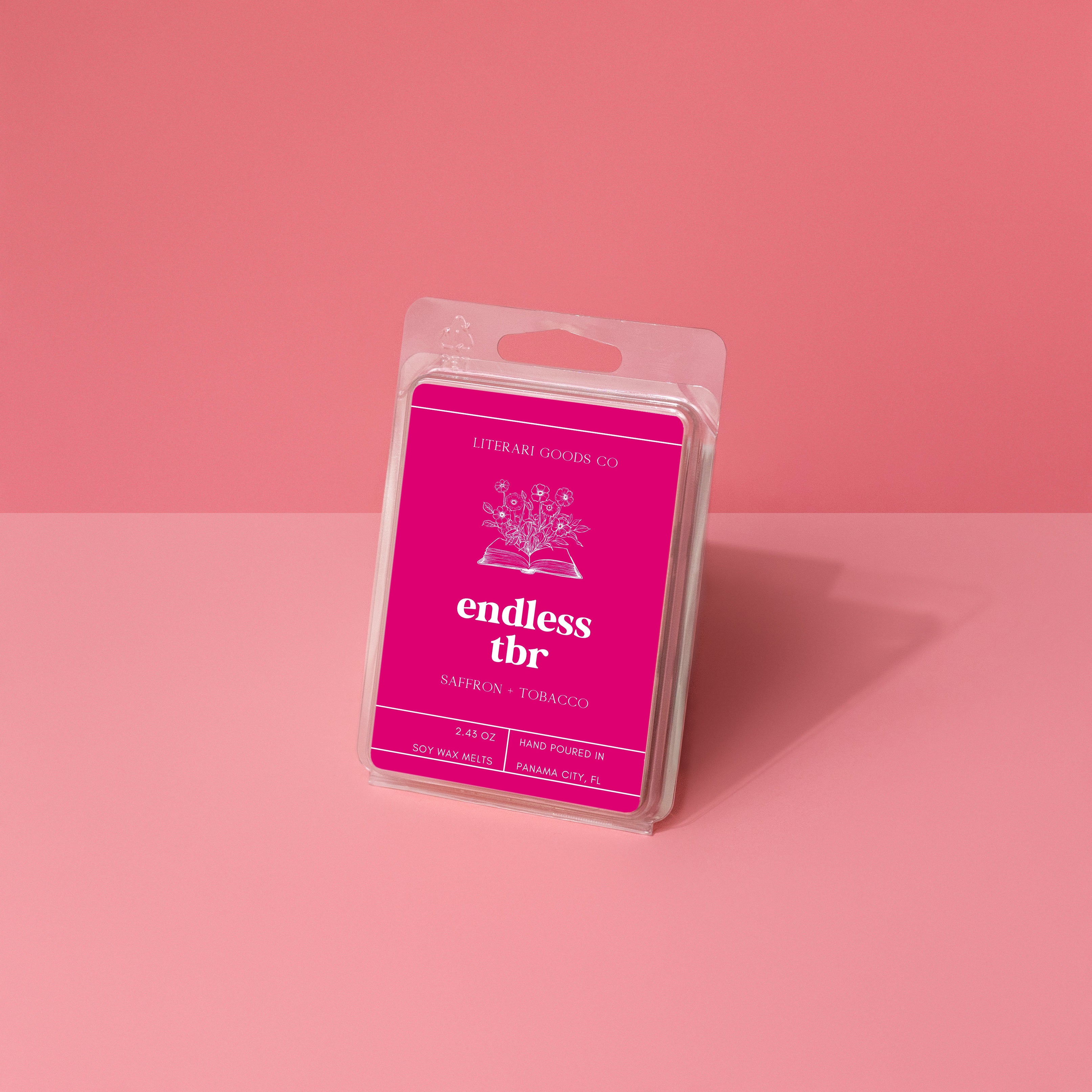 Bookish Soy Wax Melts - Saffton + Tobacco tbr Scented