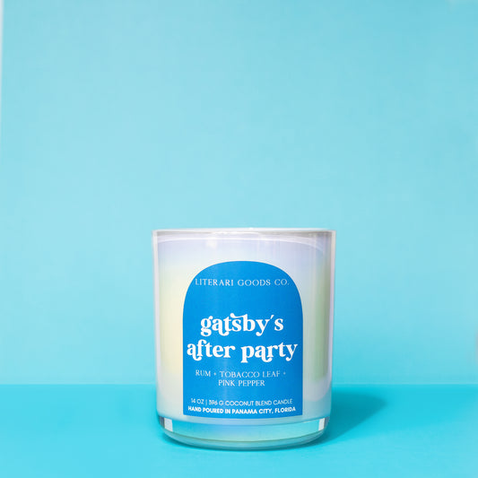 Bookish Candle ☻ Rum + Tobacco ✿ Gatsby's After Party