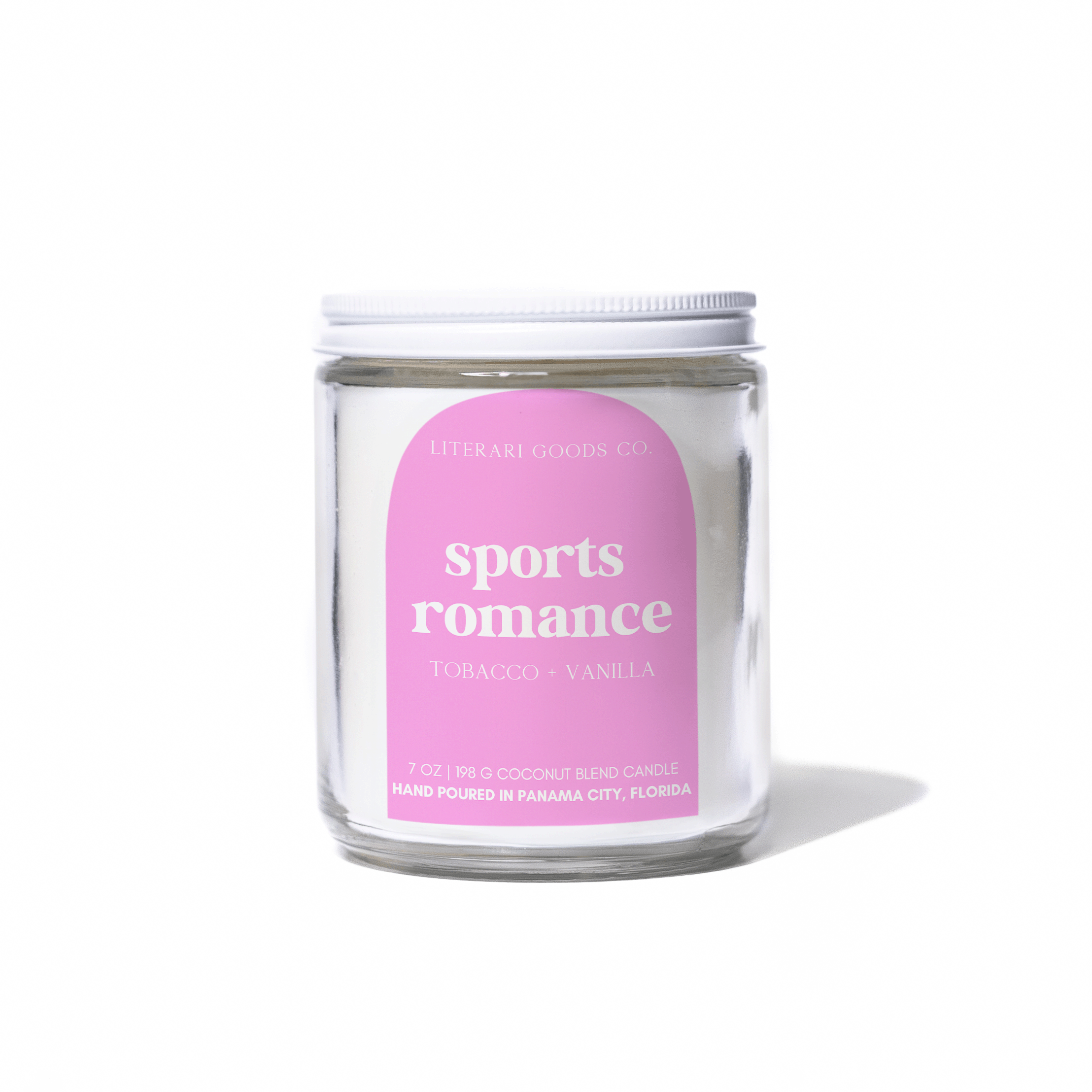 7OZ SPORTS ROMANCE BOOKISH CANDLE – TOBACCO & VANILLA SCENT | GIFT FOR ROMANCE BOOK LOVERS