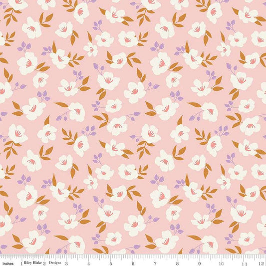 Book Sleeve: Flowing Floral Blush