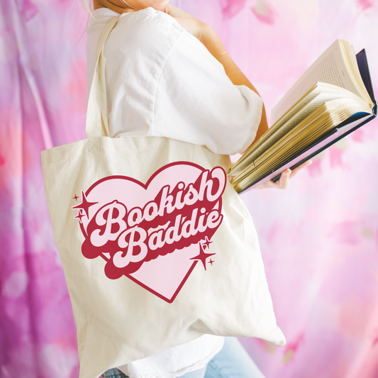 Bookish Tote Bag: Bookish Baddie