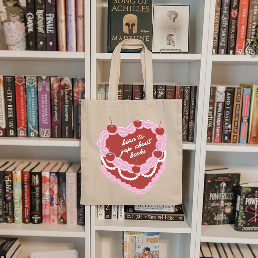 Bookish Tote Bag: Born to Yap About Books