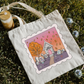 Bookish Fall + Halloween tote bag - DNF Cemetery