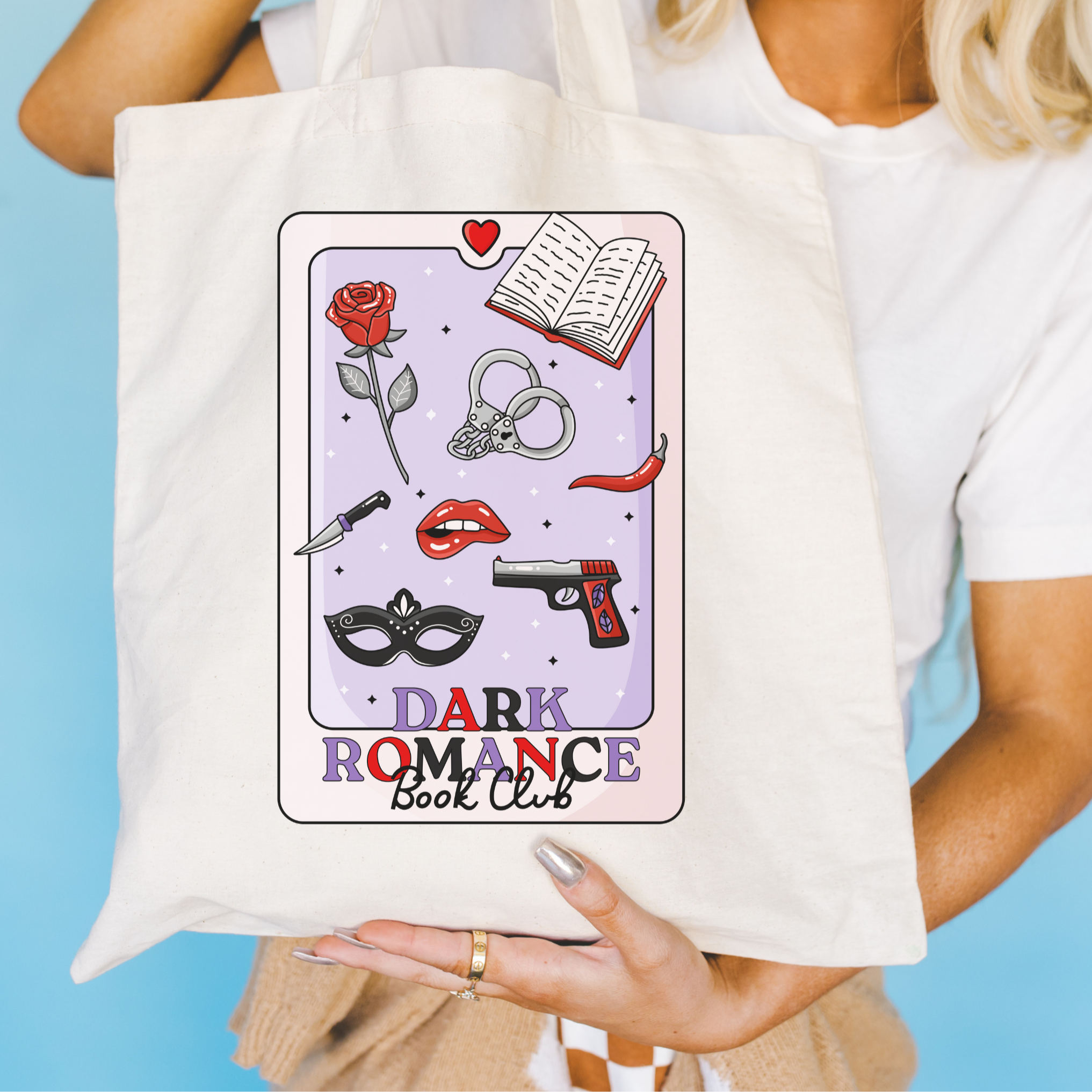 Bookish Tote Bag: Dark Romance Book Club