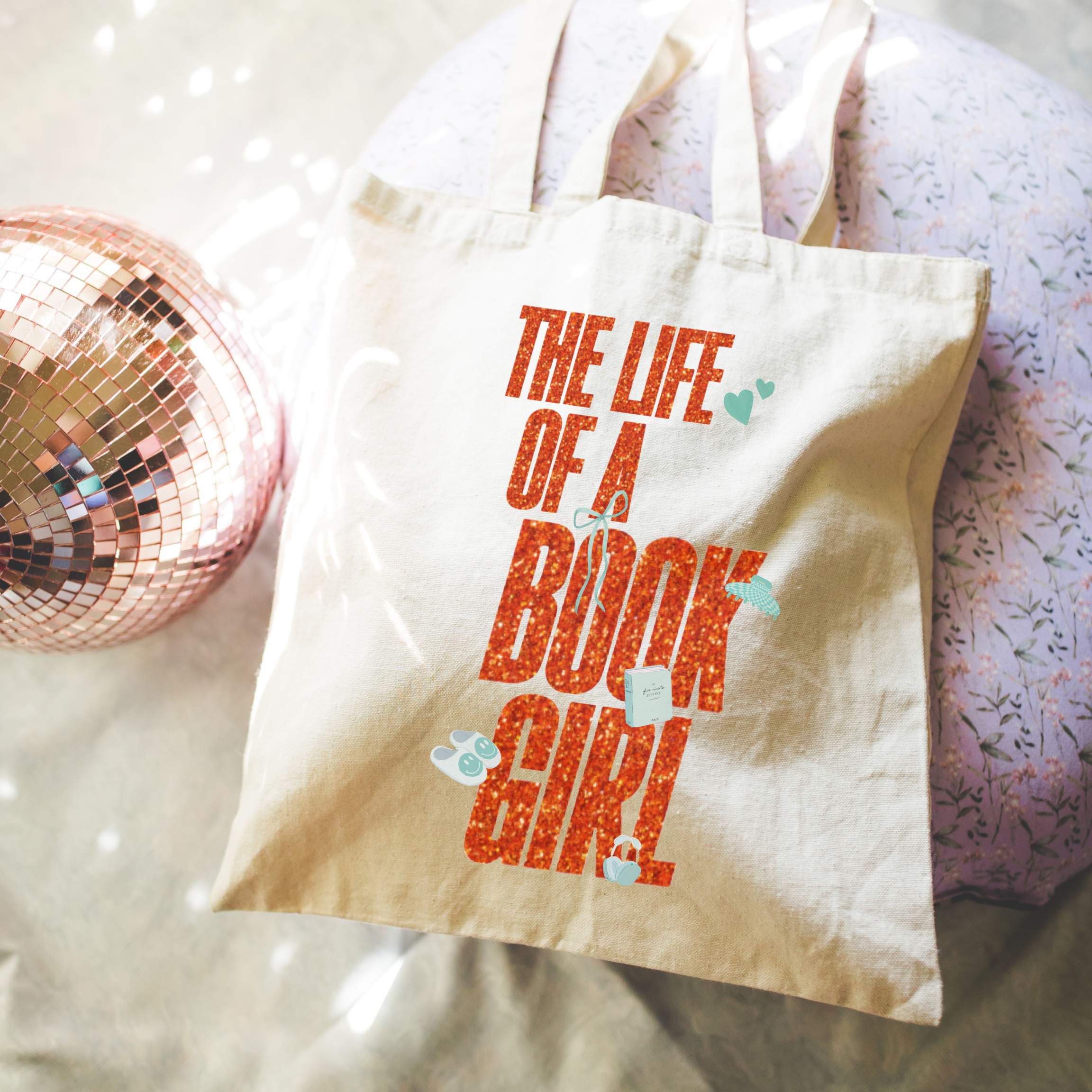 Bookish Tote Bag: Life of a Book Girl
