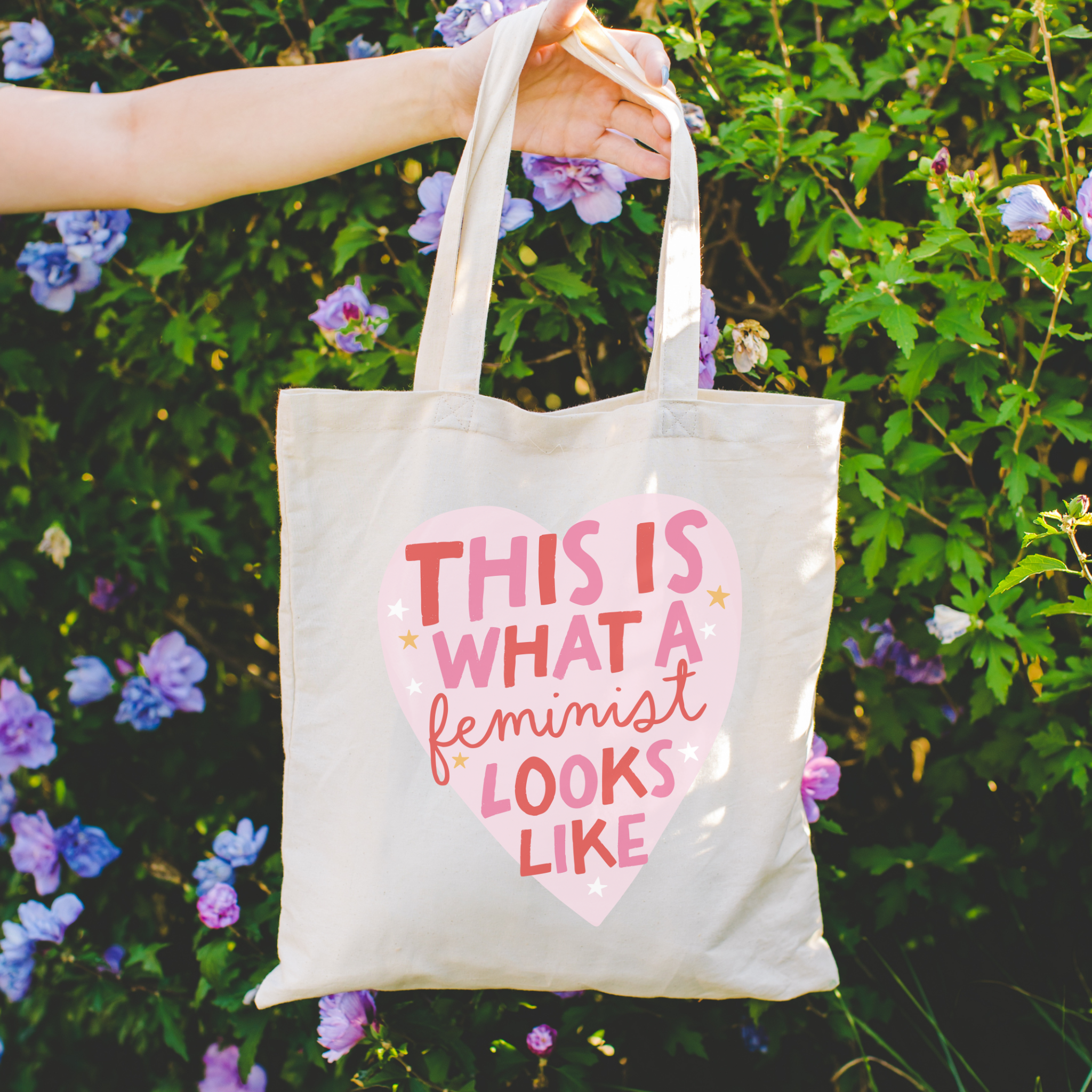 Bookish Tote Bag: This is what a feminist looks like