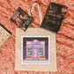 Bookish Fall + Halloween tote bag - Cozy Autumn Bookstore