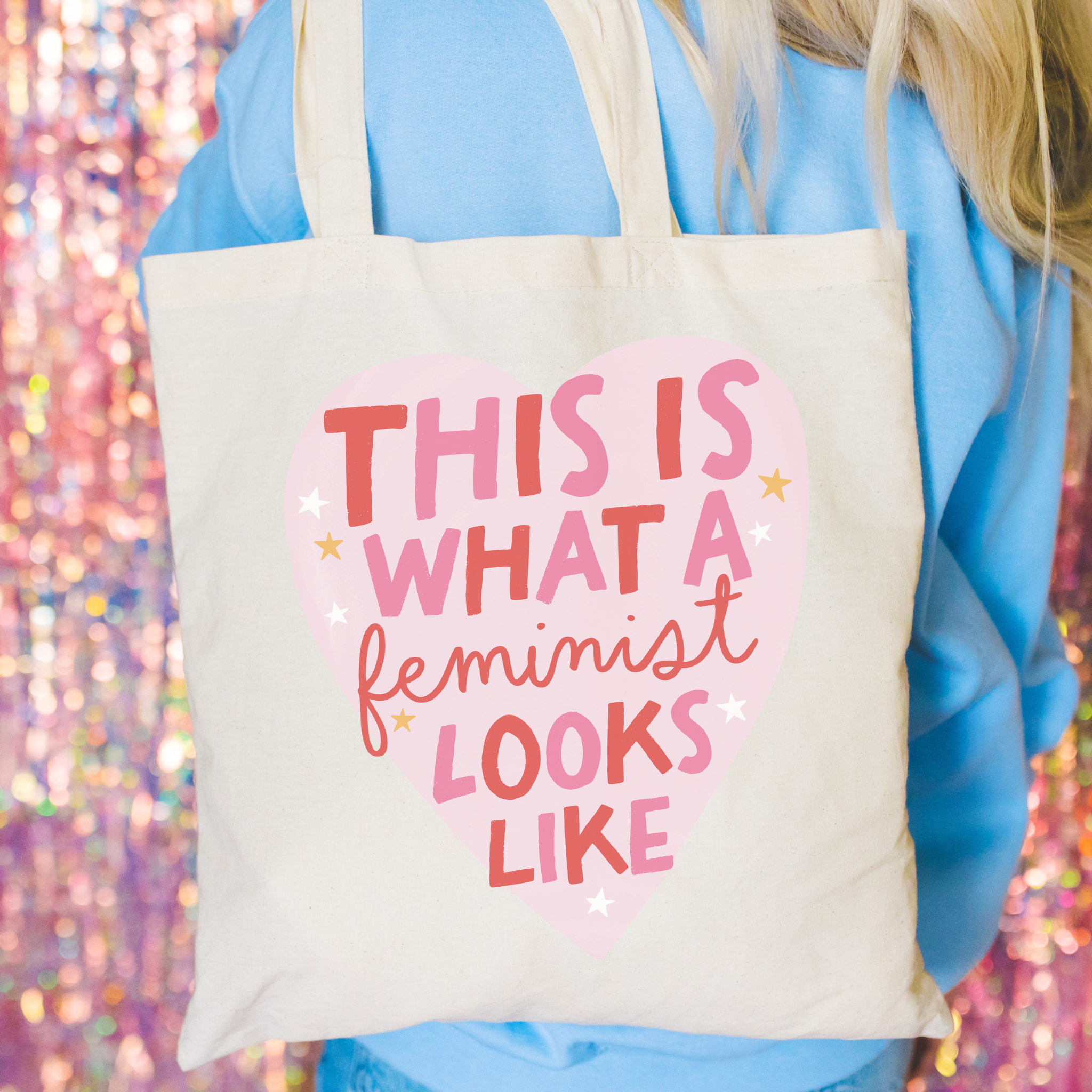 Bookish Tote Bag: This is what a feminist looks like