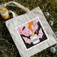 Bookish Fall + Halloween tote bag - Reading Romantacy