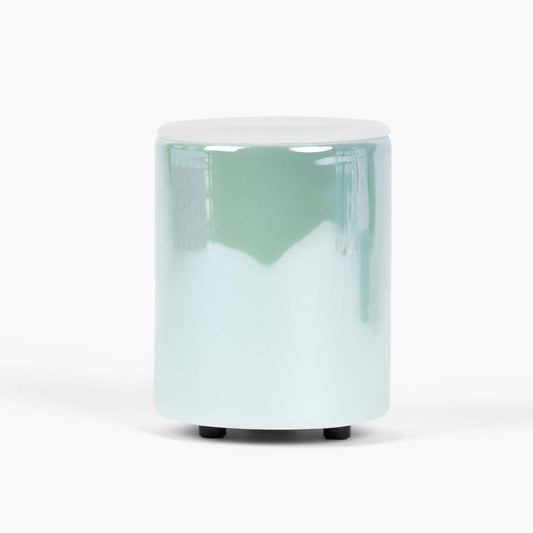 Literari Goods Wax Melt Warmer with Timer: Iridescent Blue