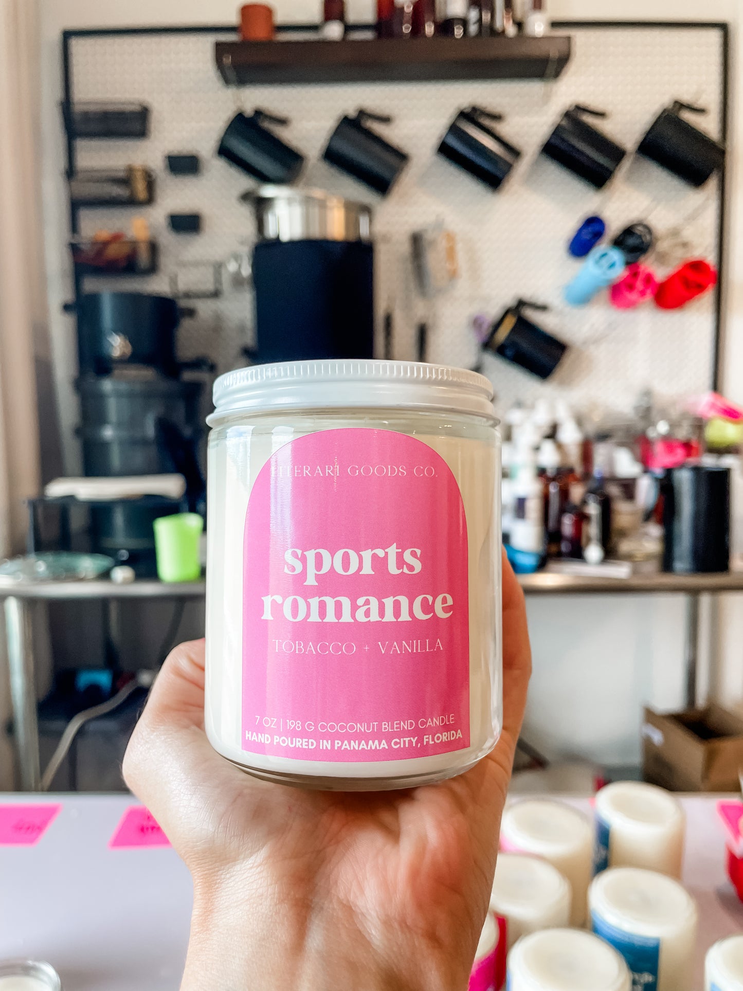 Bookish Candle ☻ Vanilla + Tobacco Candle ✿ Sports Romance