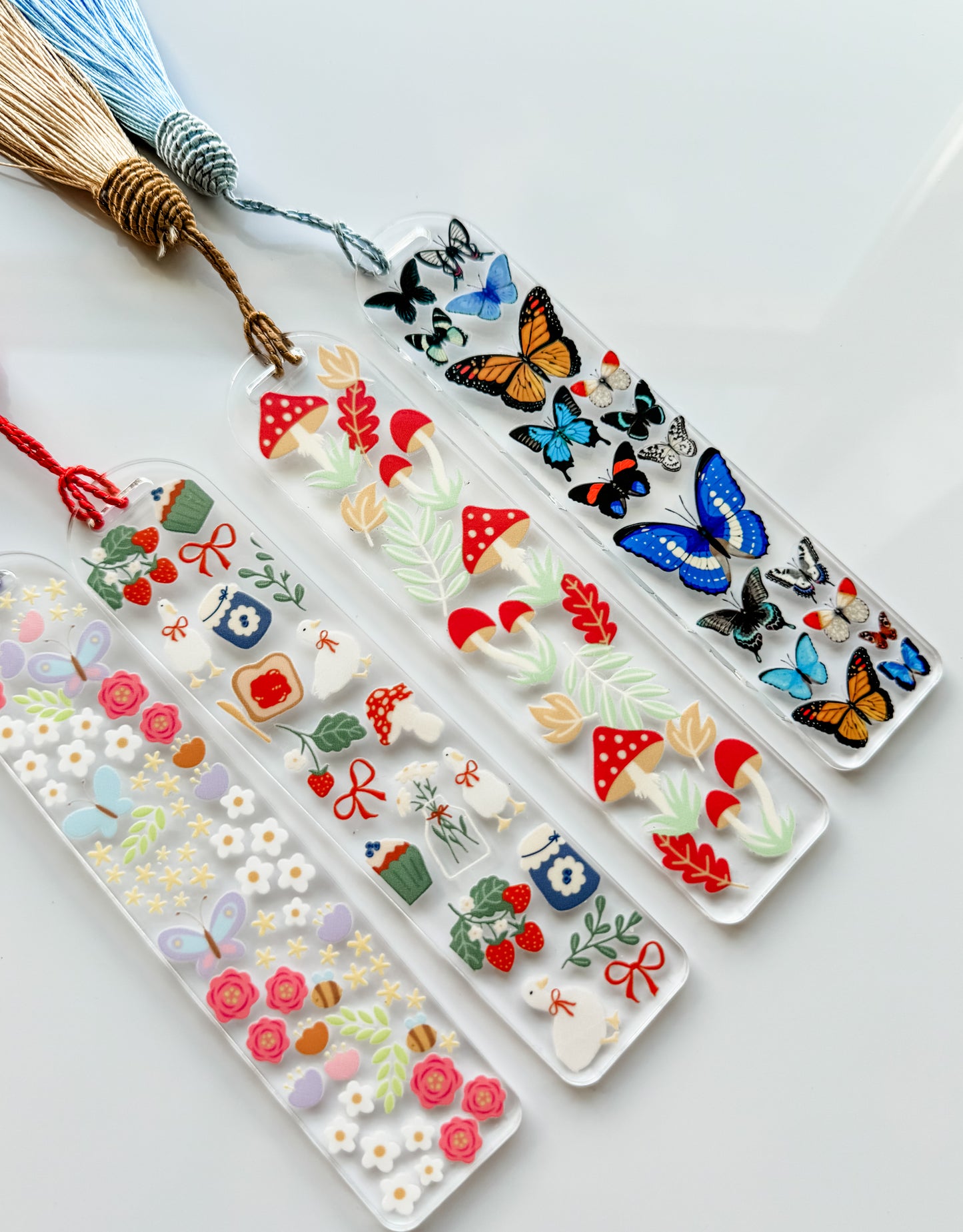 Acrylic Bookmarks - Cottagecore Collection