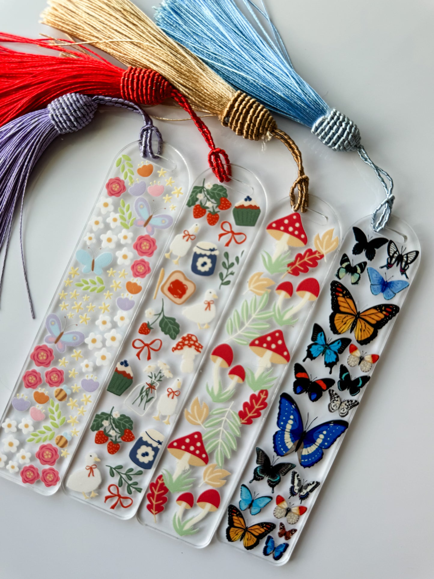 Acrylic Bookmarks - Cottagecore Collection