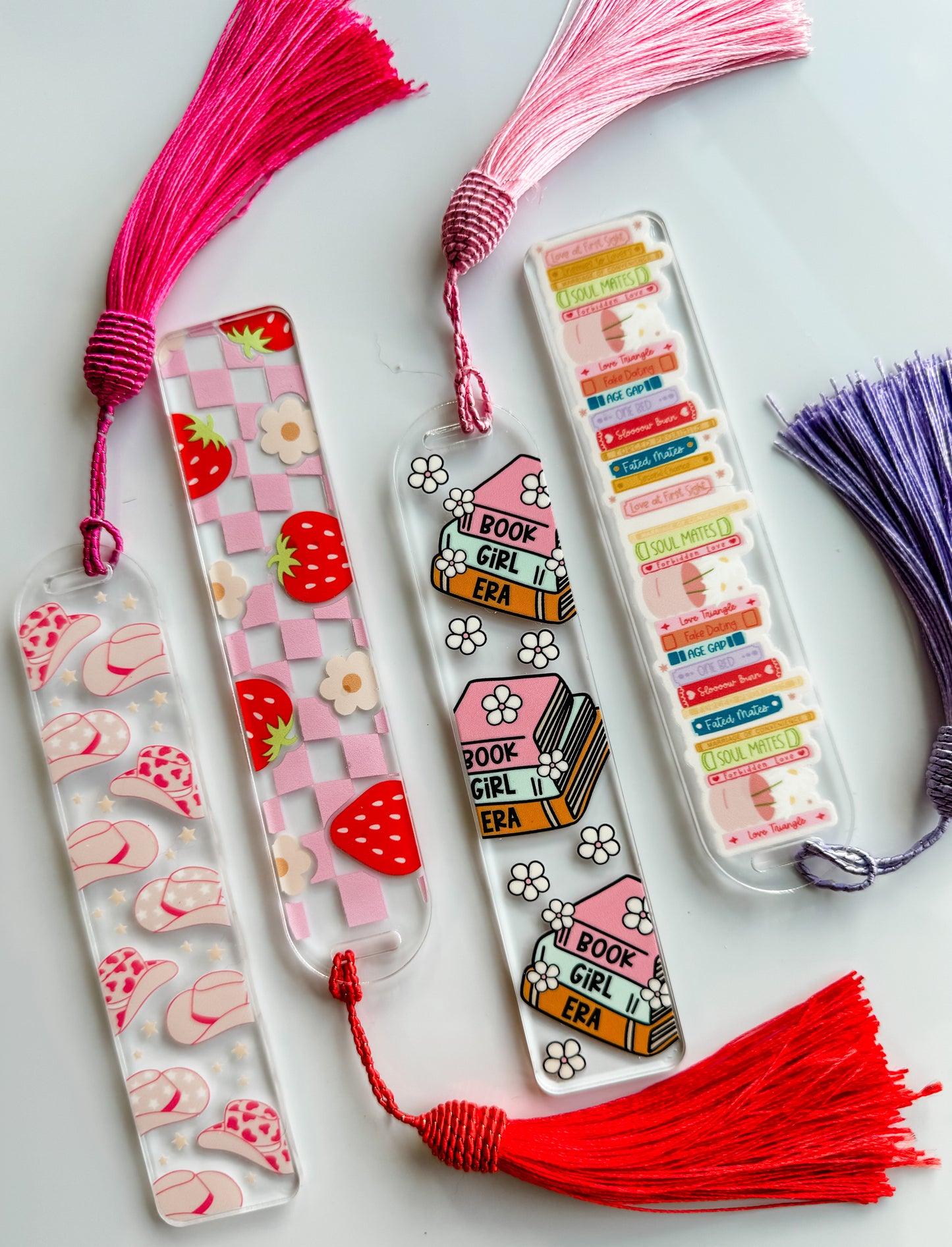 Acrylic Bookmarks - Book Girl Era Collection