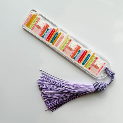 Acrylic Bookmarks - Book Girl Era Collection