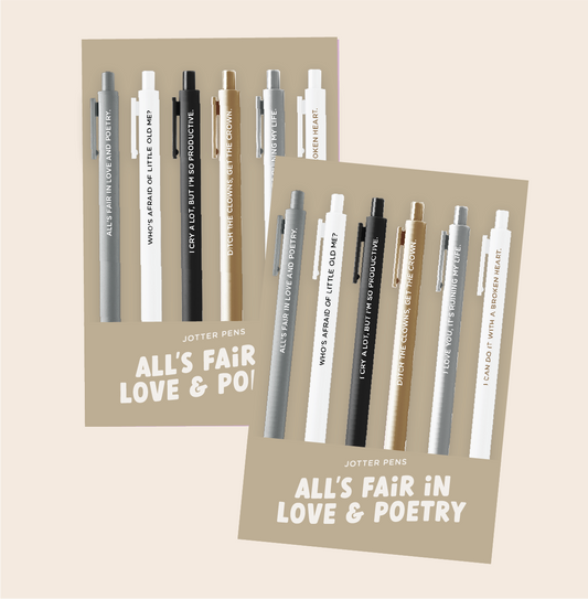 Swiftie Jotter Sets!! (Taylor's Version)(Topsellers)
: All's Fair in Love and Poetry (TTPD)