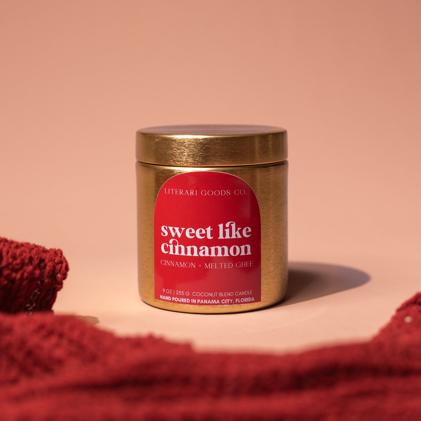 Bookish Holiday Wooden Wick 9 oz. Candle ☻ Sweet Like Cinnamon