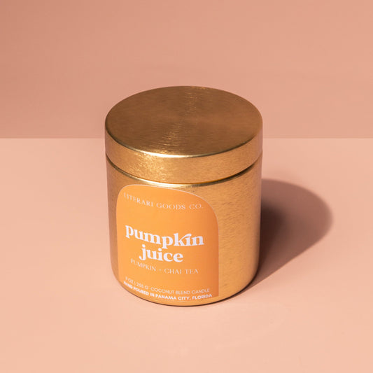 Bookish Holiday Wooden Wick 9 oz. Candle ☻ Pumpkin Juice